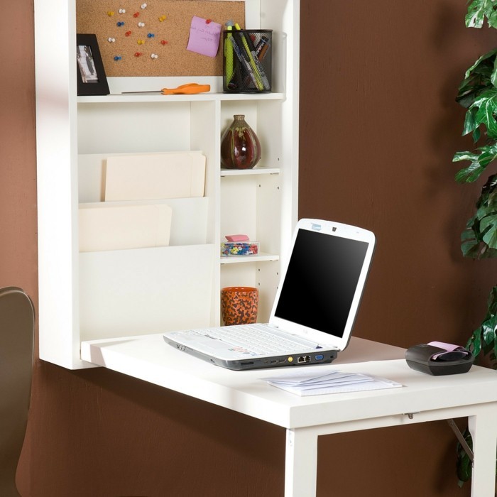 0 jolie idee pour votre bureau mural rabattable en bois blanc meuble ordinateur conforama