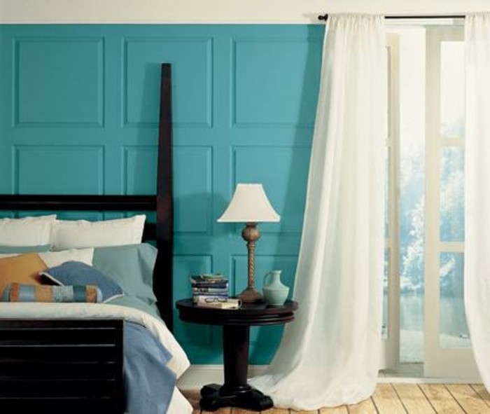 Déco-de-votre-chambre-à-coucher-couleurs-chaudes-idée-à-aménager-bien-rustique