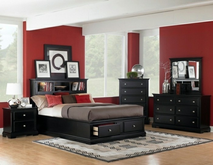 Les-dernières-tendances-pour-les-couleurs-de-votre-chambre-à-coucher-moderne-rouge
