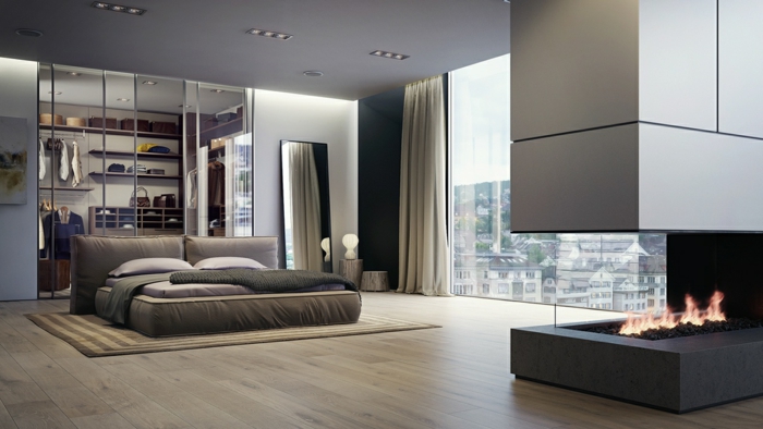 Magnifique-idée-couleur-pour-chambre-à-coucher-adulte-trop-cool-déco-intérieur-moderne