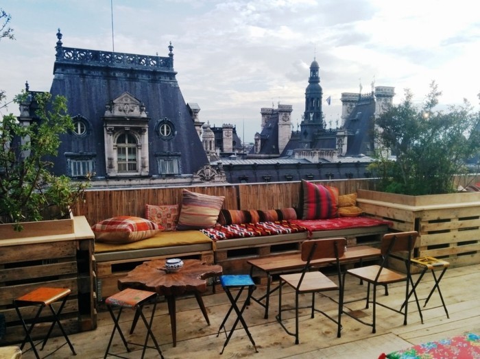 appartement-toit-terrasse-paris-beauté-de-la-ville-de-Paris-beau-