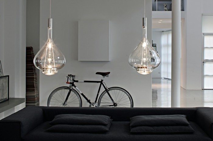 belle-idée-pour-le-plafonnier-luminaire-suspension-luminaire-cuisine-bicyclette