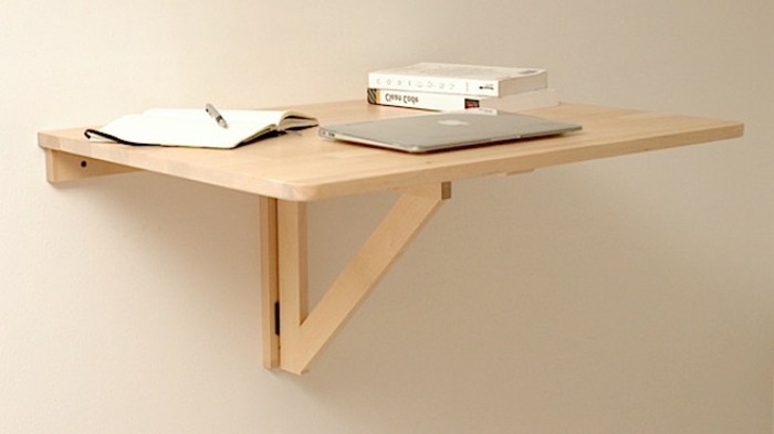 bureau-pliable-ikea-en-bois-meuble-ordinateur-pliable-mural-en-bois-clair