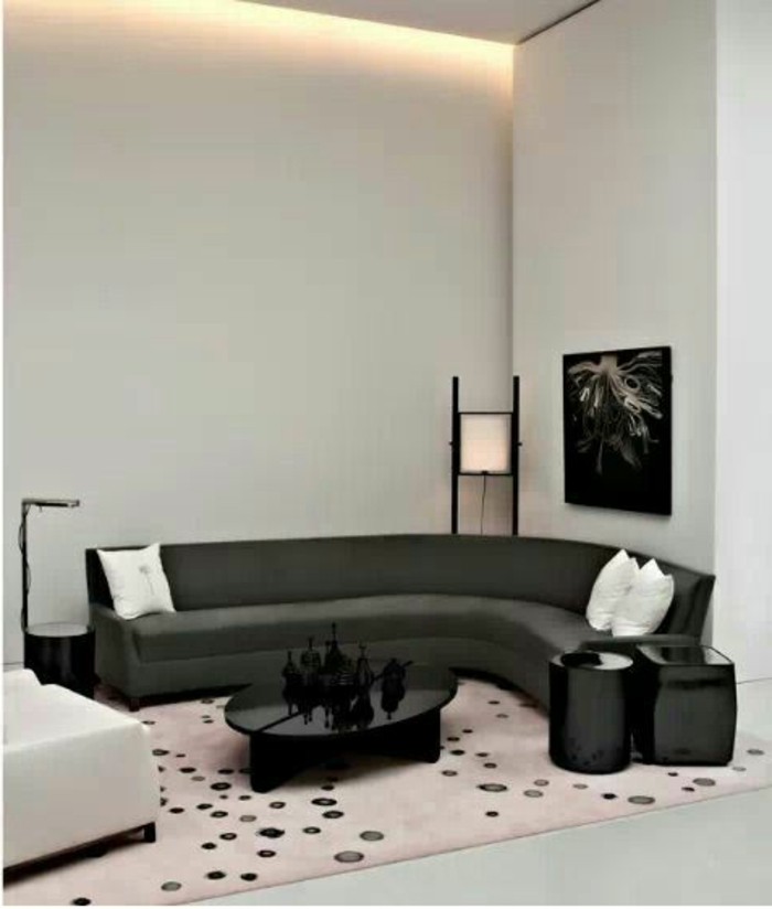 canape-conforama-gris-dans-le-salon-canapé-d-angle-arrondi-gris-meubles-chic