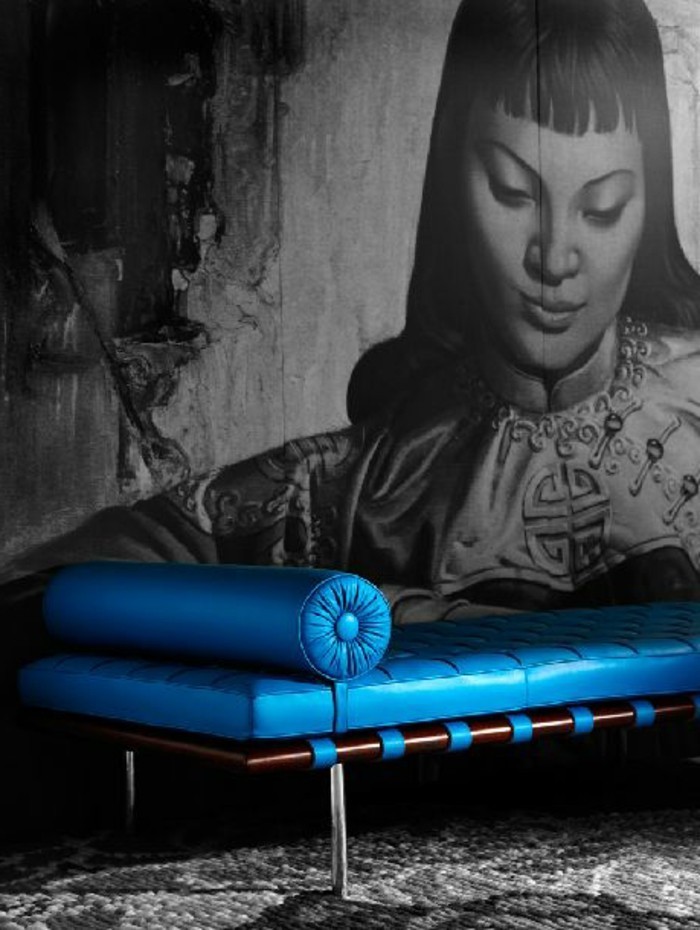 canape-cuir-bleu-murs-decoration-murale-canape-en-cuir-bleu-meubles-d-interieur