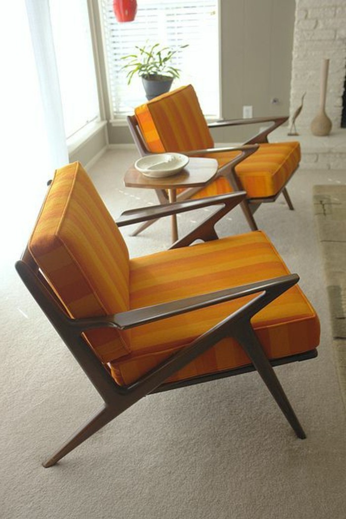 chaise-orange-moquette-castorama-beige-pour-le-salon-chic