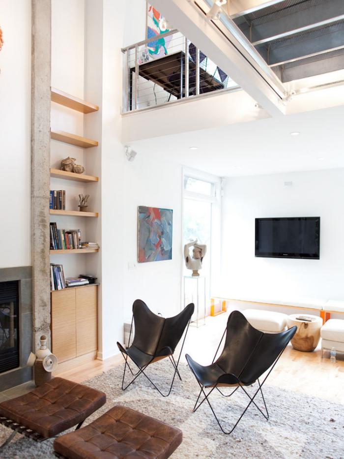 chaise-papillon-appartement-mezzanine-design