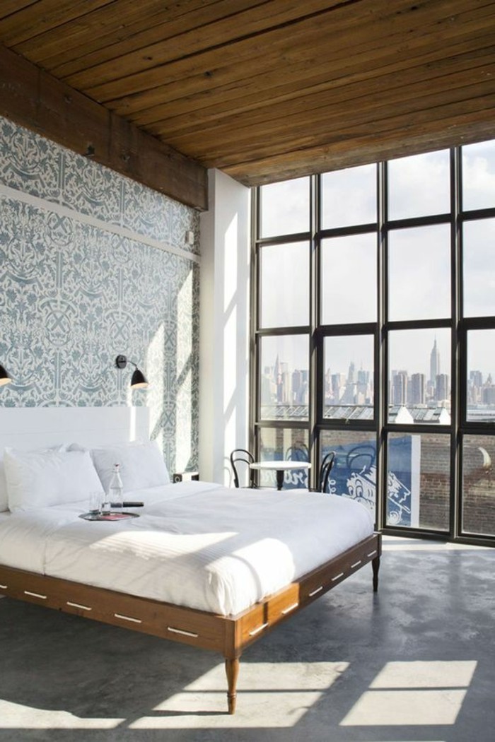 chambre-a-coucher-sol-en-beton-decoratif-plan-de-travail-béton-ciré-béton-décoratif