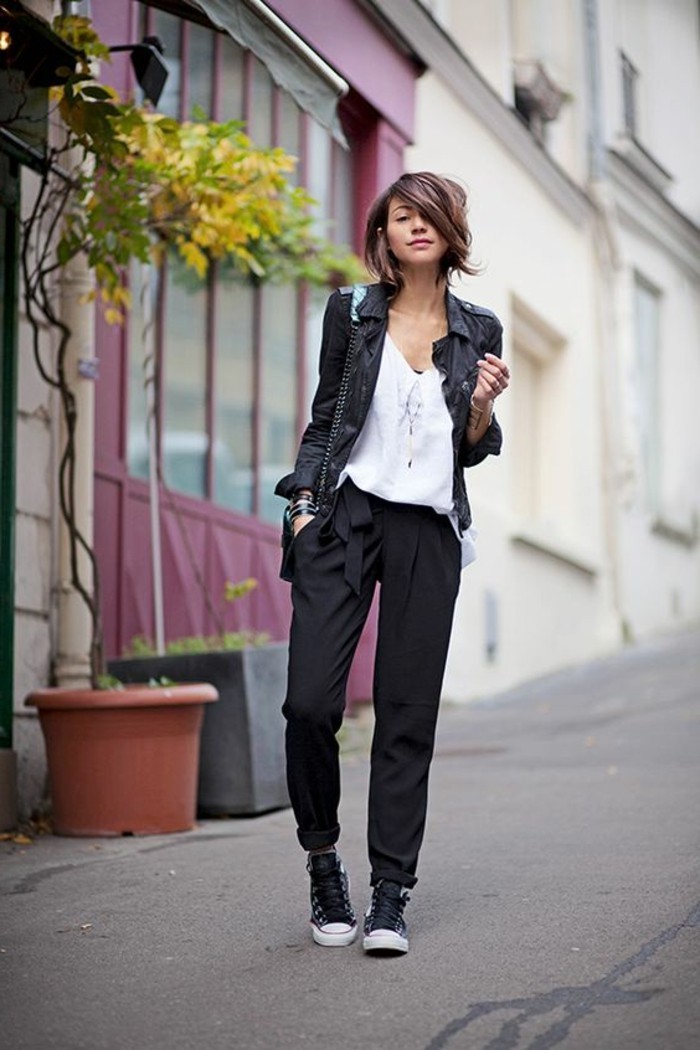 femme-moderne-pantalon-noir-tendances-dans-la-mode-femme-pantalon-noir-femme