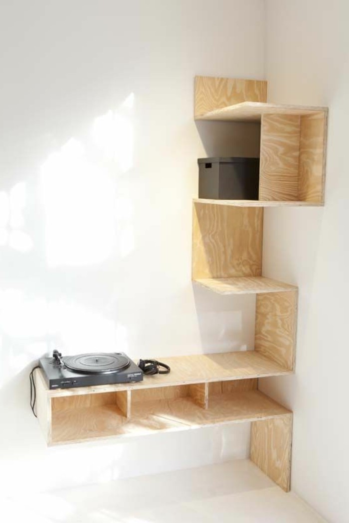 idee-pour-votre-etagere-leroy-merlin-étagères-d-angle-en-bois-clair-design