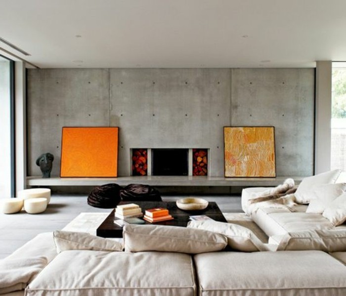 interieur-moderne-pour-le-salon-beton-decoratif-plan-de-travail-béton-cire-canape-beige