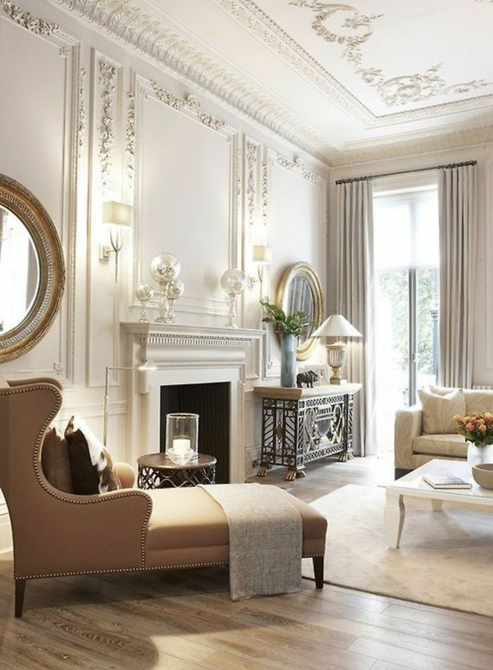 salon-baroque-idee-couleur-complémentaire-du-beige-couleur-peinture-salon-baroque-meubles-chic