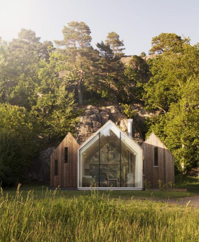 cabane-dans-les-bois-petite-cabane-architecture-moderne