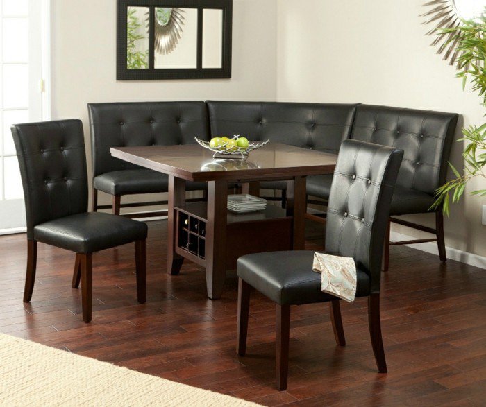 chaise-ikea-meuble-salle-à-manger-table-bois-massif-intérieur-noir-et-blanc-bois-sombre