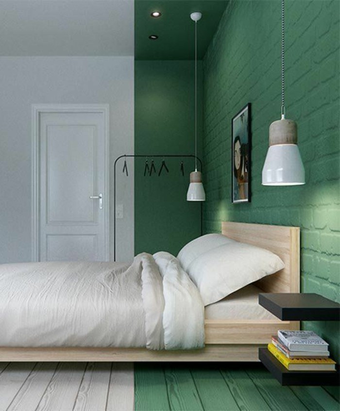 chambre-a-coucher-sol-couleur-blanc-et-vert-double-couleur-chambre-a-coucher-moderne