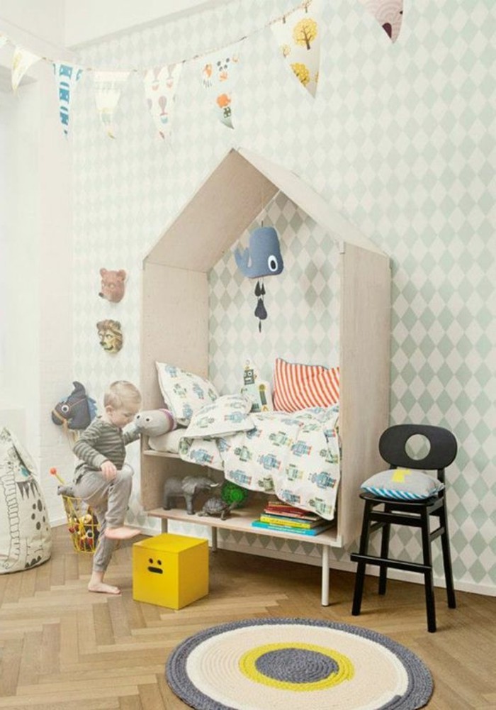 chambre-bebe-sol-en-parquet-clair-nuancier-peinture-leroy-merlin-papier-peint-design