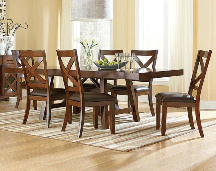 cool-idée-déco-salle-à-manger-table-et-chaises-originales-cuisine-salle-stylee