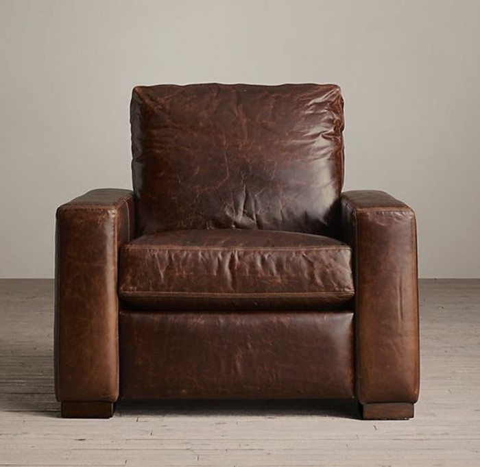 fauteuil-de-relaxation-en-cuir-marron-nos-idées-pour-votre-fauteuil-relaxant-cuir