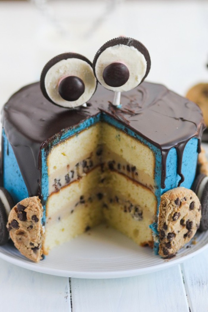 image-de-gâteau-d-anniversaire-gateau-pour-enfant-magnifique-gateau-cookie-monstre