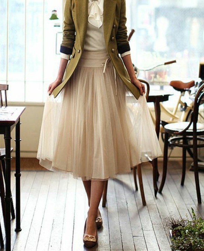jupe-longue-plissée-beige-style-retro-chic-mode-femme-retro-chic-talons-femme