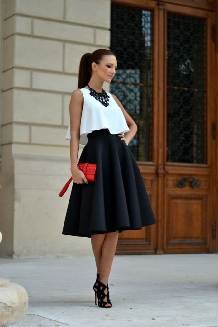 magnifique-idée-tenue-ootd-jupe-blanche-jupe-fourreau-minijupe-style
