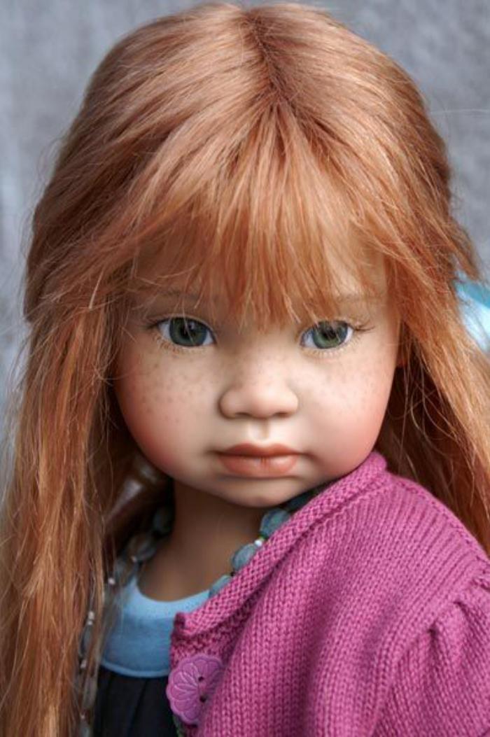poupée-réaliste-poupée-artistique-cheveux-roux