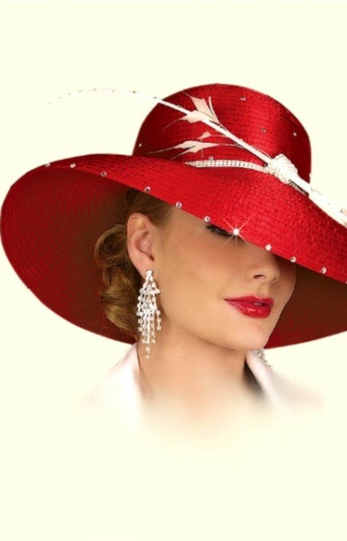 rouge-vermillon-chapeau-élégante-une-idee-à-representer-cristales