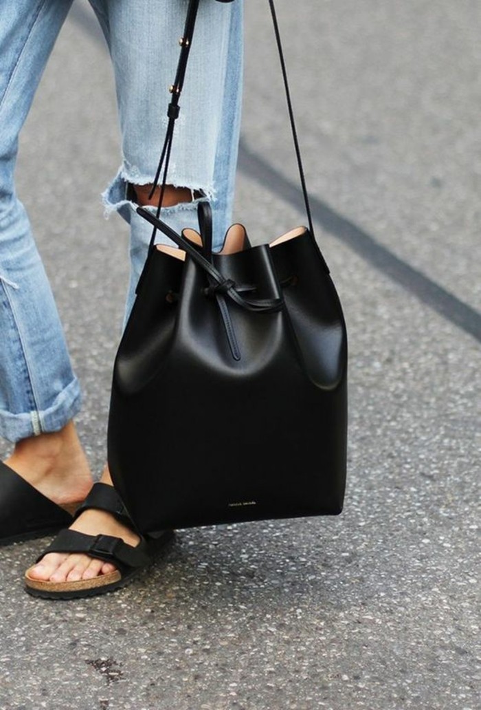 beauté-idée-sac-noire-beaux-sacs-en-cuir-dégriffés-sac-pour-femme-tendance