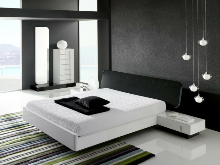 chambre-noire-et-blanche-décoration-chambre-adulte-deco-chambre-grise