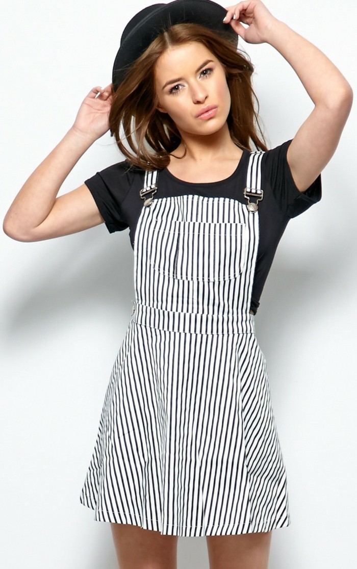 cool-combinaison-femme-pas-cher-idée-tenue-de-jour-idee-stripes