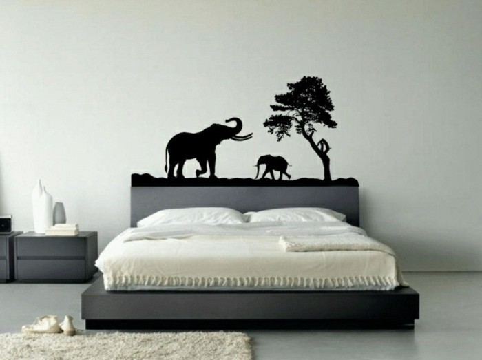 Elephant Bedroom Decorating Ideas Wall Stickers Inspired Decoration Picture - Bedroom Interior Design Ideas