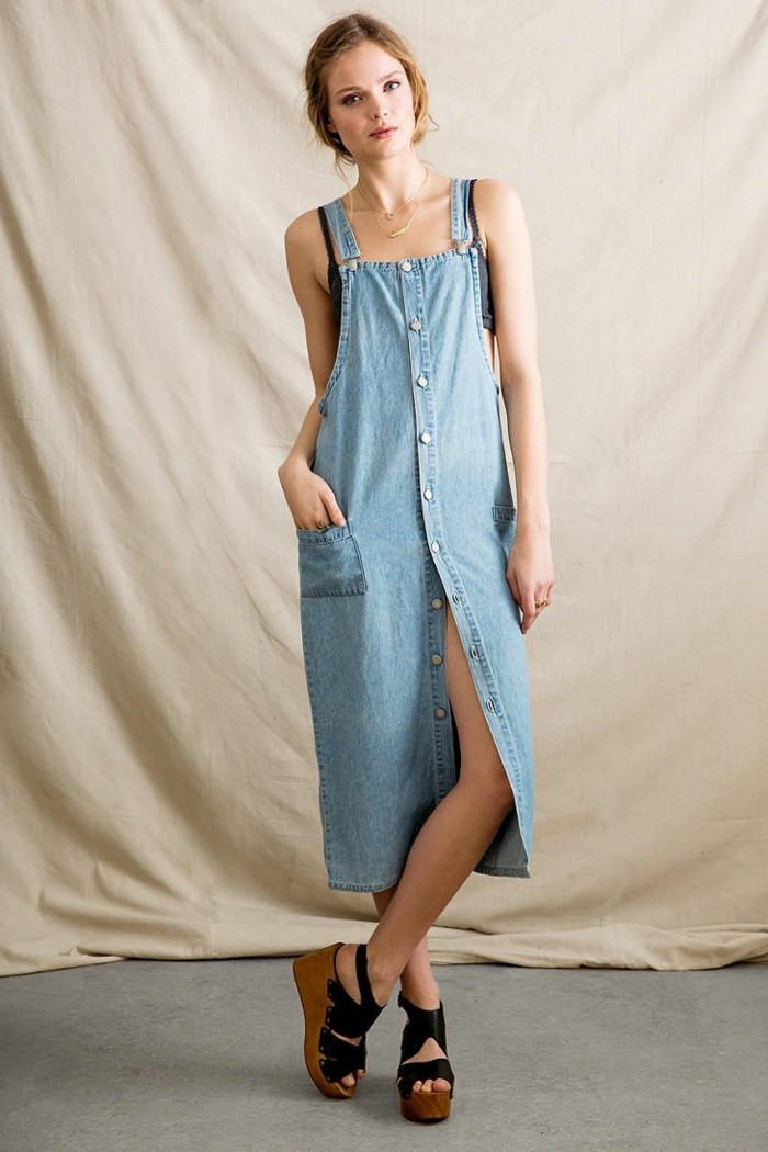 fantastique-idée-tenue-salopette-robe-forme-salopette-jean-longue