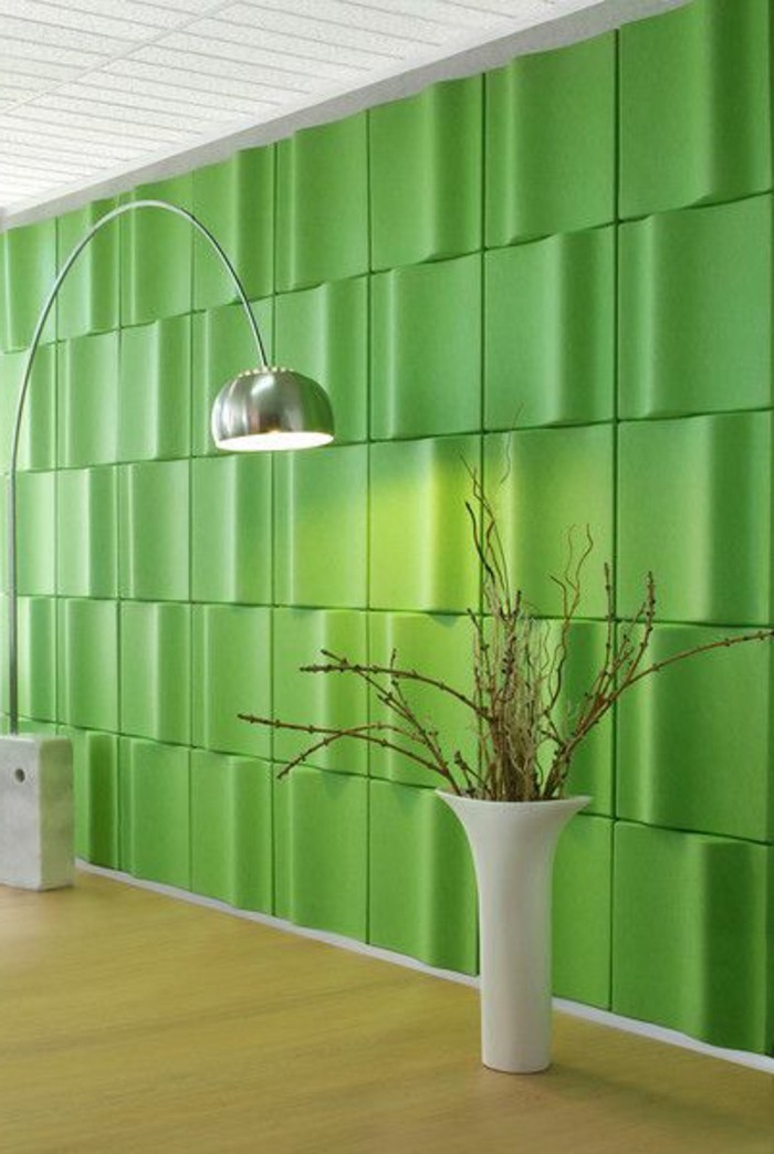 panneau-décoratif-vert-comment-decorer-les-murs-revetement-mural