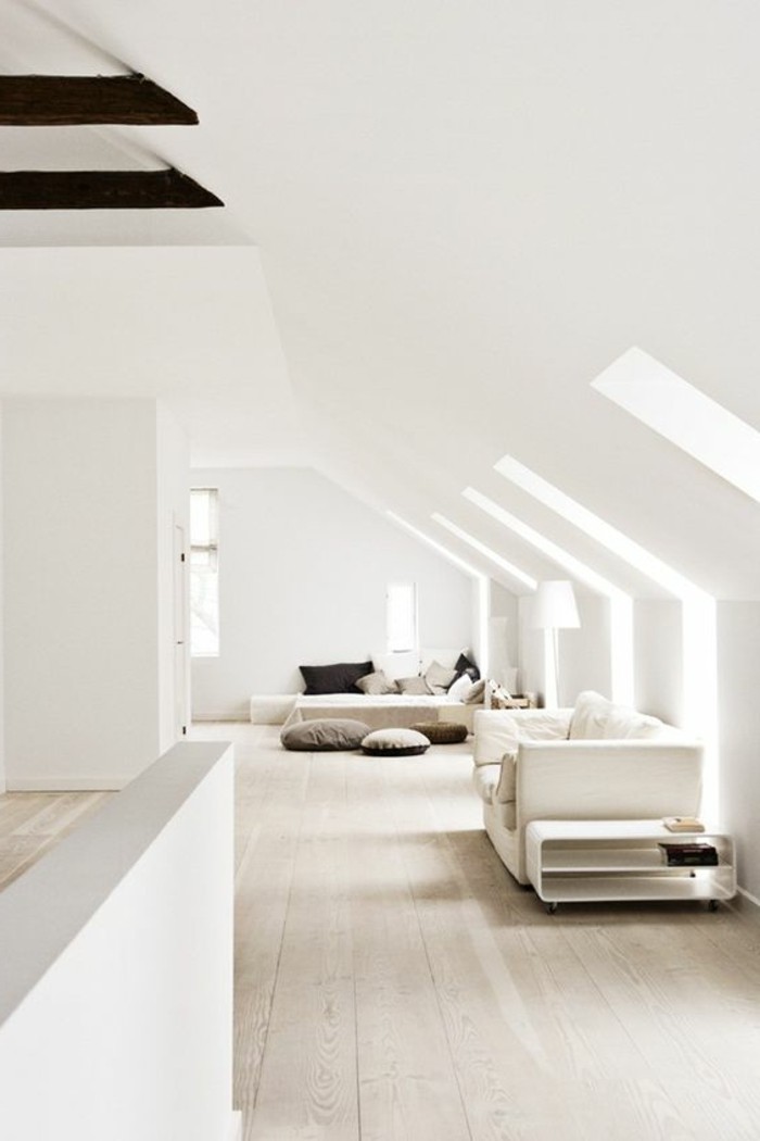 salon-meubles-scandinaves-sol-en-planchers-clairs-en-bois-deco-chambre-mansardee