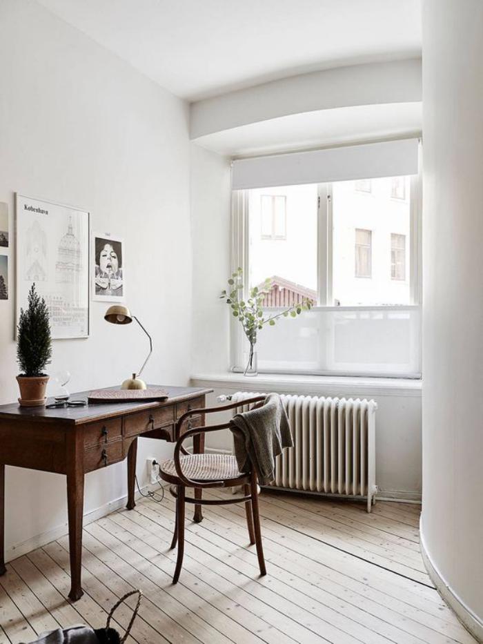chaise-thonet-joli-office-à-la-maison-vintage-scandinave