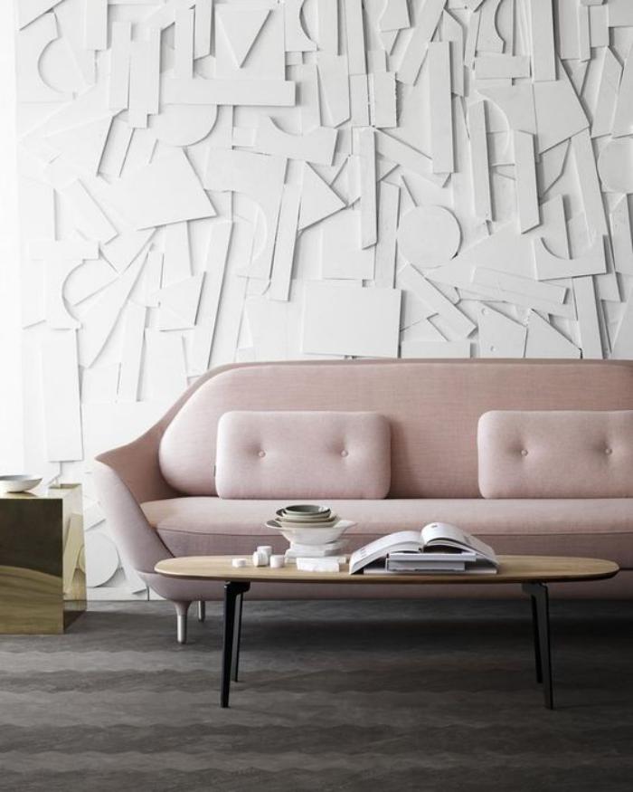 couleur-rose-poudré-beau-sofa-rose-pastel-mur-texté