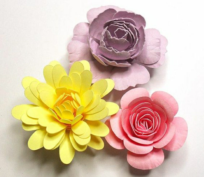 pliage-papier-fleur-fleur-en-papier-coloré-origami-facile-coloré-comment-faire-un-origamie