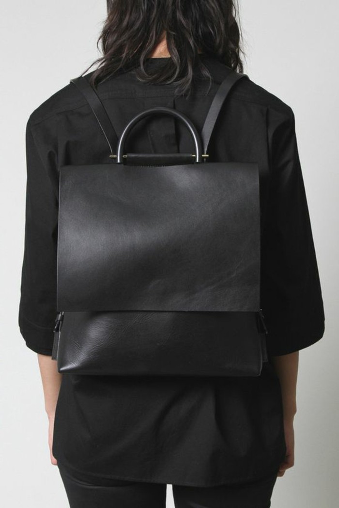 1-sac-a-dos-en-cuir-noir-femme-chemise-noire-design-femme-sac-à-dos-pas-cher
