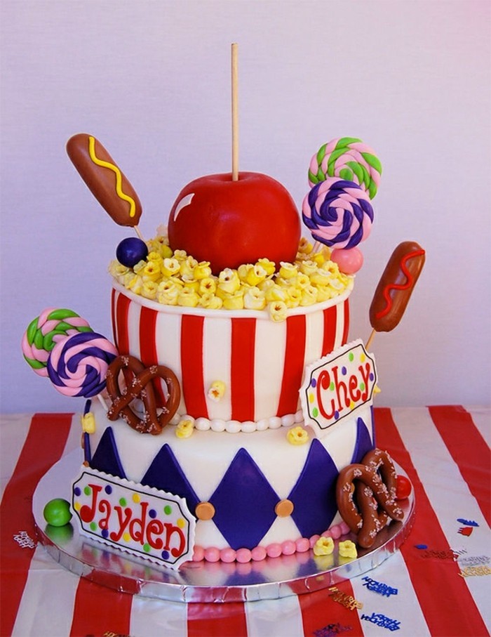 admirable-gâteau-anniversaire-enfant-carnaval-gâteau-d-anniversaire-enfant