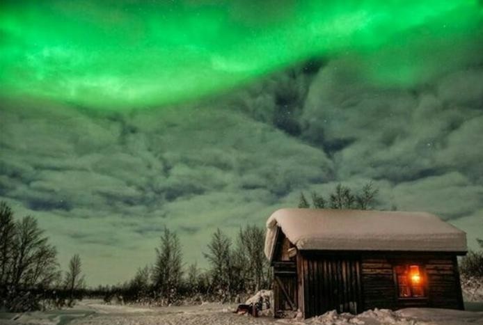 aurores-boréales-maison-de-rêves-Laplande