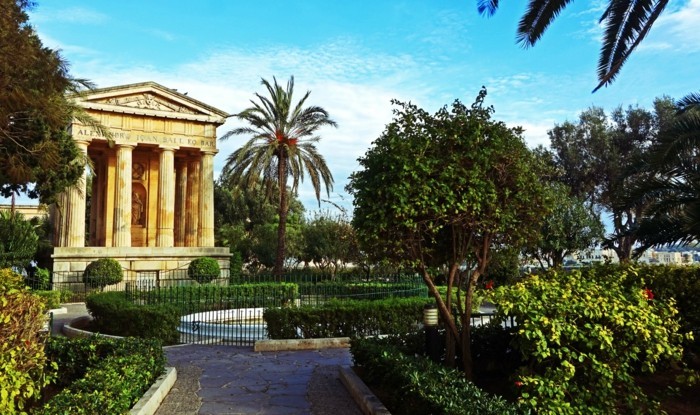 beauté-de-la-Vallette-à-Malte-vacances-Barrakka-jardins