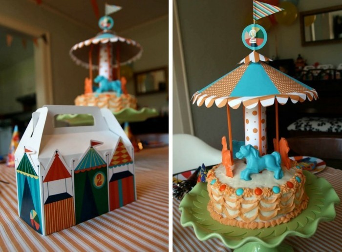 belle-idée-gâteau-anniversaire-enfant-cirque
