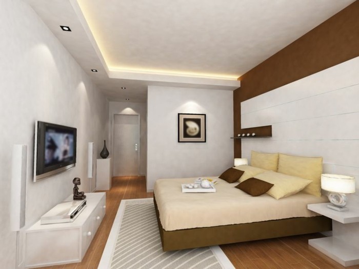 idee-chambre-zen-avec-TV-au-mur-en-blanc-beige-et-marron-resized