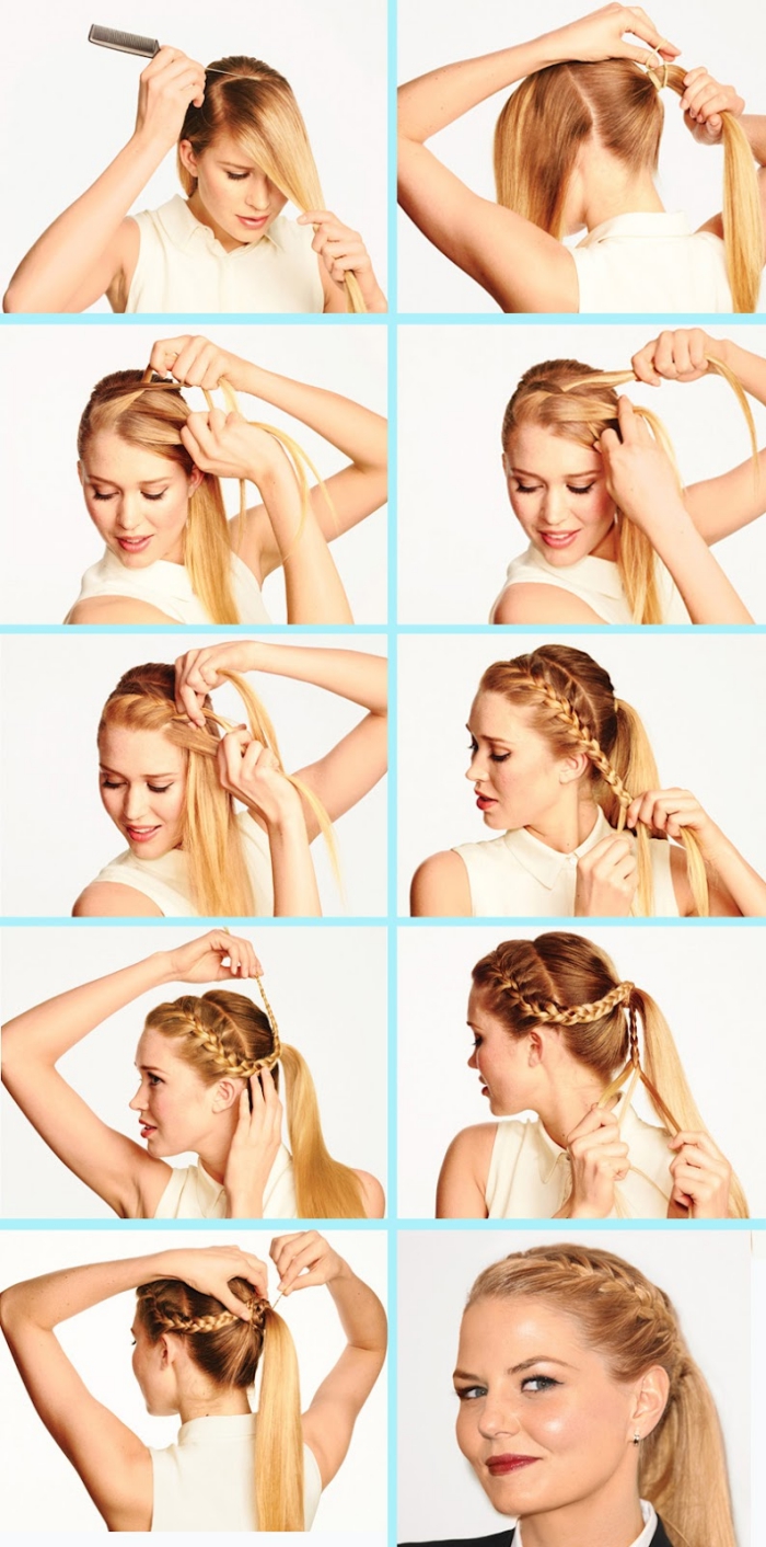 Idée De Coiffure Pour Le Collège Quelle coiffure facile cheveux long vous va et comment la réaliser – 67  idées!
