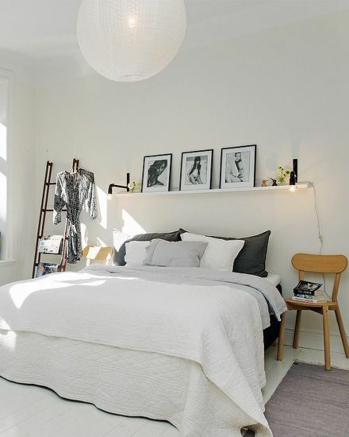 22une-idée-agréable-chambre-adulte-en-blanc-style scandinave