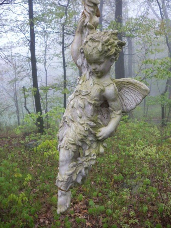24-Sculpture pour jardin - un ange