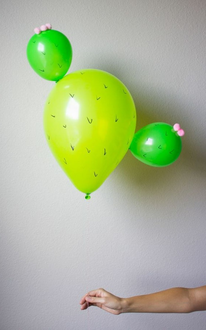 51-ballons pour anniversaire en vert