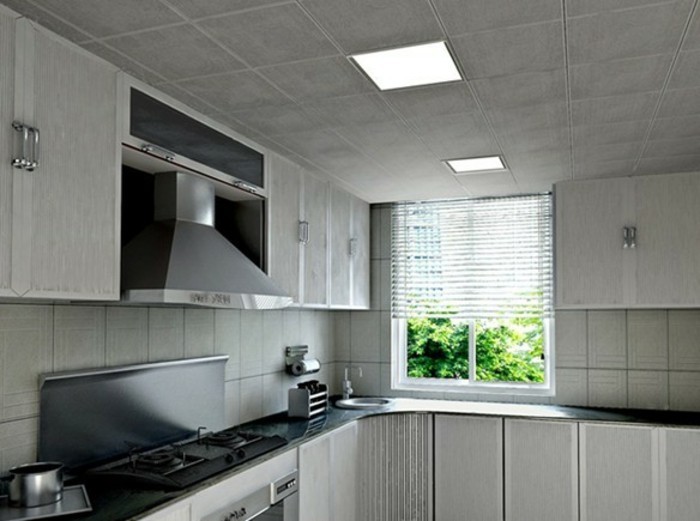 dalles-led-luminaire-cuisine-idee-pour-le-plafond-dans-la-cuisine-idee-deco-plafond-luminaite