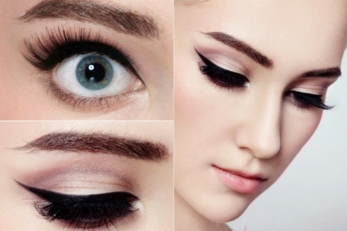 jolies-femmes-maquillage-de-noel-idée-make-up-yeux