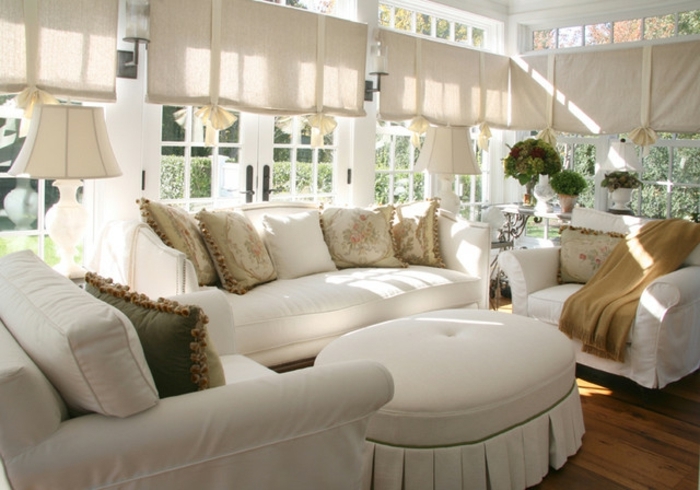 deco-veranda-traditionnelle-formidable-décor-en-blanc-style-raffiné